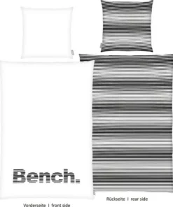Wendebettwäsche »Bench«, Bench., mit Schriftzug -Günstiges Bench Geschäft 6a614b25 a3d4 5eba 8c35 c2bb265129c7