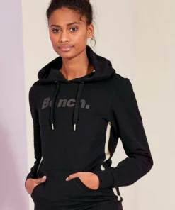 Bench. Hoodie mit Glitzer Streifen und Glitzer Logodruck Beige-meliert, Rose, Schwarz -Günstiges Bench Geschäft 6f718ac3 f1b2 5970 b32d ba1e4dcbb570