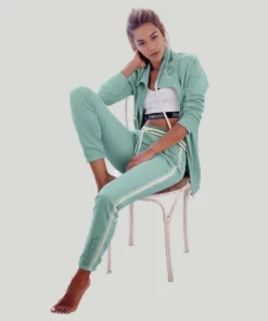 Bench. Relaxhose mit gestreiftem Bund und Glanzprint Grau-meliert, Mint, Apricot -Günstiges Bench Geschäft 761b4844 deda 58fe b44a 7bfdf1bf0cf8