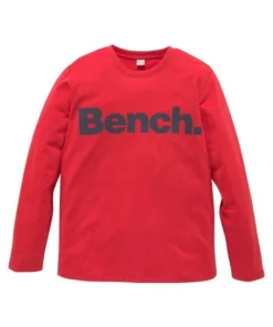 Bench. Langarmshirt in melierter Optik