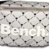 Bench. Gürteltasche »D2OTI303N Bench modische Gürteltasche grau« (Gürteltasche), Damen, Jugend Tasche aus Nylon, Größe ca. 25cm in grau, hellgrau, kleine Palmen