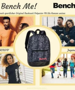 Bench. Freizeitrucksack »ORI301X Bench Rucksack Poleyster Schulrucksack« (Freizeitrucksack), Jugend, Damen Freizeitrucksack, Sporttasche Polyester, Kunstleder, lila, Größe ca. 42cm, Schlangenhaut Blau, Grün -Günstiges Bench Geschäft 79a82217 9d22 5fbe 94e1 0b405a433489