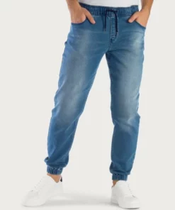 Bench. Jogger Pants in Jeansoptik Schwarz, Jeansblau -Günstiges Bench Geschäft 79dd5f04 b586 5755 b580 c08287939194