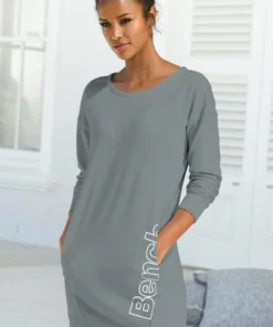 Bench. Sweatkleid mit seitlichem Logoprint Nude-weiß, Stone-weiß, Schwarz-weiß -Günstiges Bench Geschäft 7ba7a768 72e7 5034 93b8 2f90d49201d2