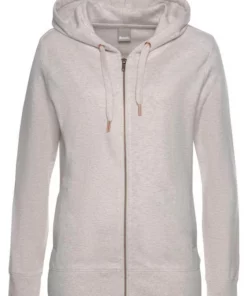 Bench. Sweatjacke mit Taschen und Zipper Schwarz, Jeans-meliert, Beige-meliert, Mauve-meliert -Günstiges Bench Geschäft 7bd1582d 6875 5ee3 a575 837a8a801306