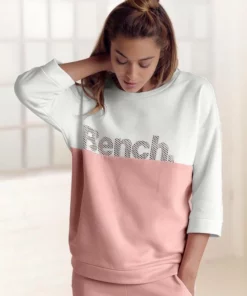 Bench. Sweatshirt im Colorblocking Design Ecru-grau-meliert, Mint-ecru, Apricot-ecru -Günstiges Bench Geschäft 856677ef 8153 5e95 bb73 f94c22aa0c19