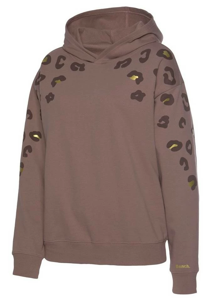 Bench. Kapuzensweatshirt mit glänzendem Leodruck Weiß-leo, Schwarz-leo, Nougat-leo 7 Bench. Kapuzensweatshirt mit glänzendem Leodruck Weiß-leo, Schwarz-leo, Nougat-leo – Bild 5