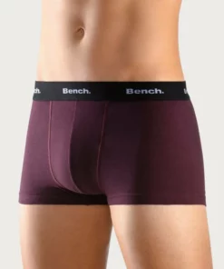 Bench. Hipster (4 Stück) mit kontrastfarbigem Bund Royalblau | grau-meliert | rot | schwarz, Schwarz, Navy | bordeaux | petrol | anthrazit -Günstiges Bench Geschäft 87582ec8 e406 5b63 b0e0 1d4ac98148a9