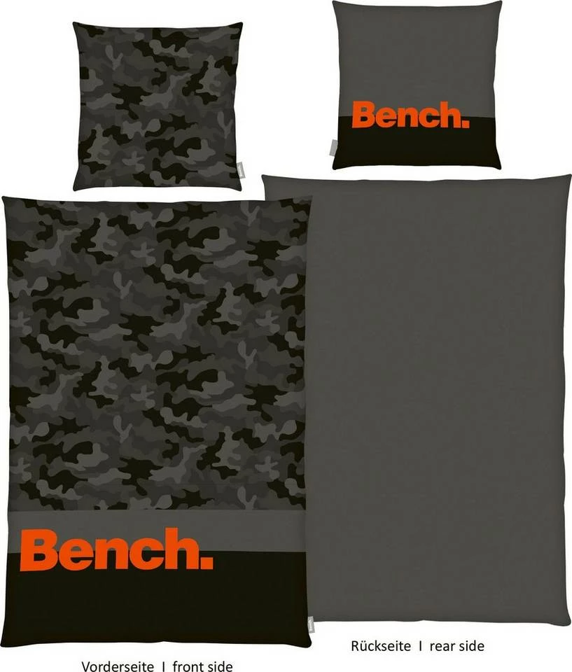 Wendebettwäsche »Bench«, Bench., mit Schriftzug 9 Wendebettwäsche »Bench«, Bench., mit Schriftzug – Bild 7