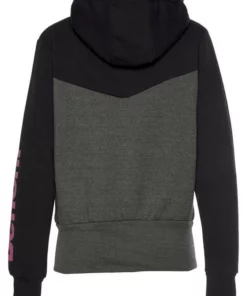 Bench. Sweatjacke »LANEY« im Colourblock-Design mit Daumenlöchern Dunkelgrau-pink, Hellgrau-marine -Günstiges Bench Geschäft 8844f6c9 797f 5826 9784 6c5bf3e1f63b