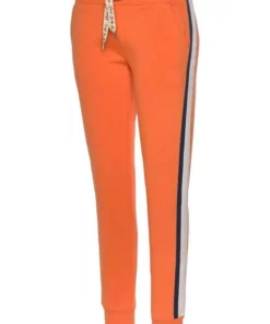Bench. Sweatpants mit Kontraststreifen und Logobändern Dunkelblau, Creme, Mandarine -Günstiges Bench Geschäft 8aca1240 db36 59bd a87d 51af4eeeb49d
