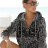 Bench. Sweatshirt mit Animalprint Flieder-bedruckt, Anthrazit-bedruckt -Günstiges Bench Geschäft 8b0d689d 2187 5ca7 bb03 bb78063d1148