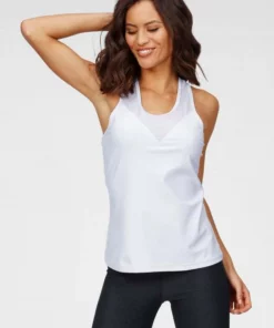 Bench. Sporttop mit Mesh-Einsatz Schwarz, Weiß, Nougat -Günstiges Bench Geschäft 8c4411e1 ecf9 575d 89a7 823891e6ed65