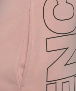 Bench. Sweatkleid mit senkrechtem Logodruck Schwarz, Grau, Altrosa -Günstiges Bench Geschäft 8da21772 a1a4 5077 ba61 29703e87af6e