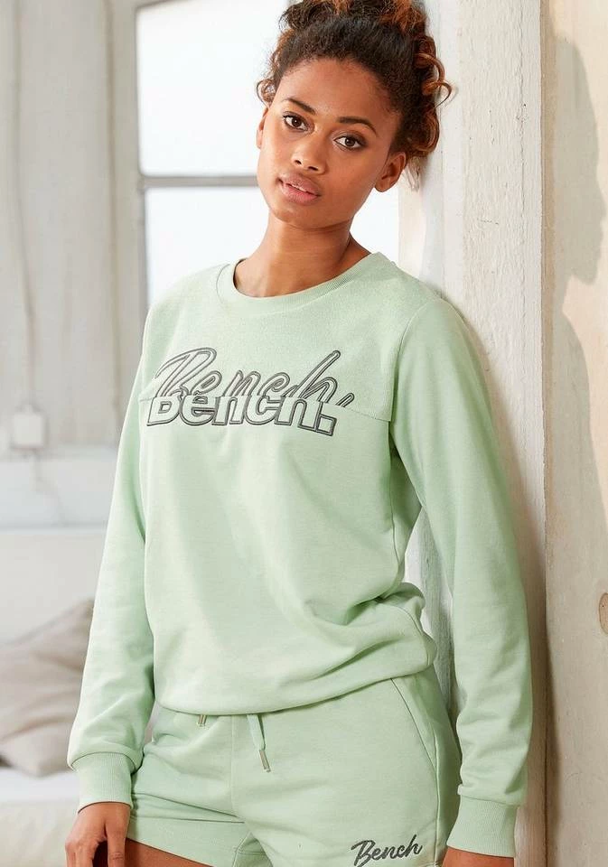 Bench. Sweatshirt mit Logostickerei Mint, Anthrazit-meliert, Schwarz 3 Bench. Sweatshirt mit Logostickerei Mint, Anthrazit-meliert, Schwarz