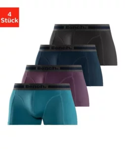 Bench. Funktionsboxer (4 Stück) aus Microfaser Blau | bordeaux | anthrazit | petrol, Navy-rot | navy-grau-meliert | navy-blau | navy-weiß, Rot | grau-meliert | navy | schwarz, Schwarz-anthrazit-meliert -Günstiges Bench Geschäft 8ff69bee e0ee 5a5c a94d f1fc2bdd1fe8