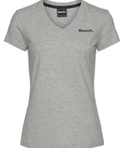 Bench. V-Shirt »RACHEL« mit Logopatch im Kontrast Lilac, White, Grey, Mint -Günstiges Bench Geschäft 924f0cc5 7566 5832 80f6 301eac0b719f