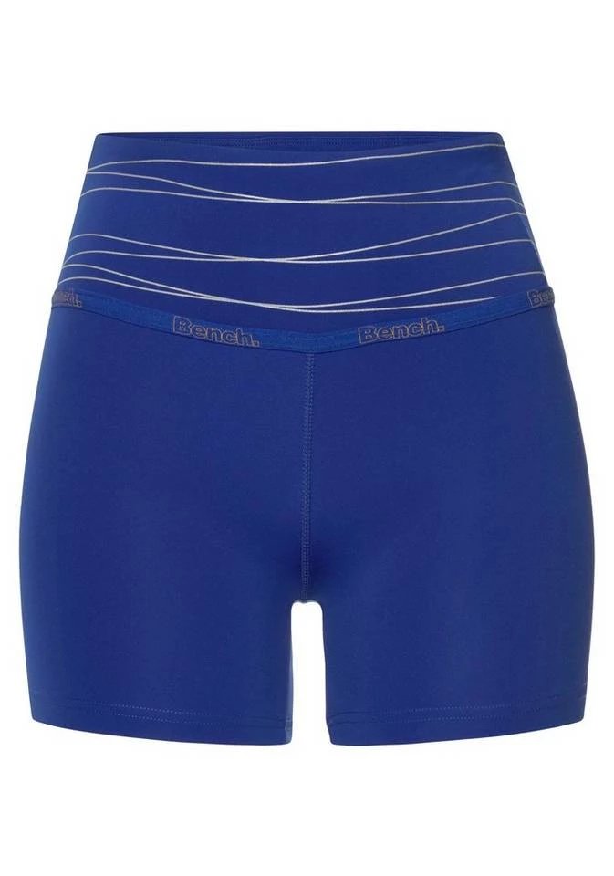 Bench. Funktionsshorts mit reflektierenden Details und Logo-Tape Schwarz, Hellorange-orange, Königsblau-blau 4 Bench. Funktionsshorts mit reflektierenden Details und Logo-Tape Schwarz, Hellorange-orange, Königsblau-blau – Bild 2