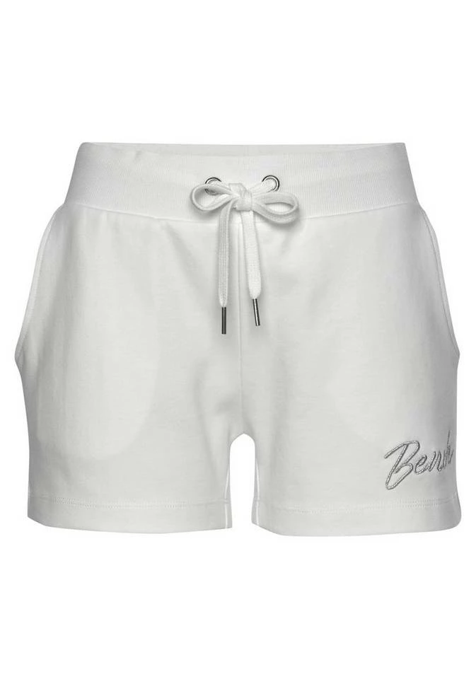 Bench. Relaxshorts mit kleiner glänzenden Logostickerei Hellgrau-melange, Ecru, Schwarz 4 Bench. Relaxshorts mit kleiner glänzenden Logostickerei Hellgrau-melange, Ecru, Schwarz – Bild 2