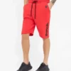 Bench. Shorts »Drop« Rubberbatch Schwarz, Red
