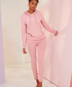 Bench. Hoodie mit Glitzer Streifen und Glitzer Logodruck Beige-meliert, Rose, Schwarz -Günstiges Bench Geschäft 9aad1bfd 2dc9 5675 9ee0 9a3367806c99