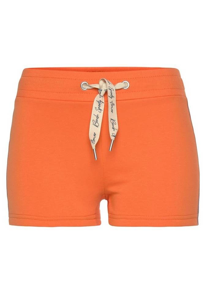 Bench. Sweatshorts mit Kontraststreifen und Logobändern Dunkelblau, Mandarine, Creme 6 Bench. Sweatshorts mit Kontraststreifen und Logobändern Dunkelblau, Mandarine, Creme – Bild 4
