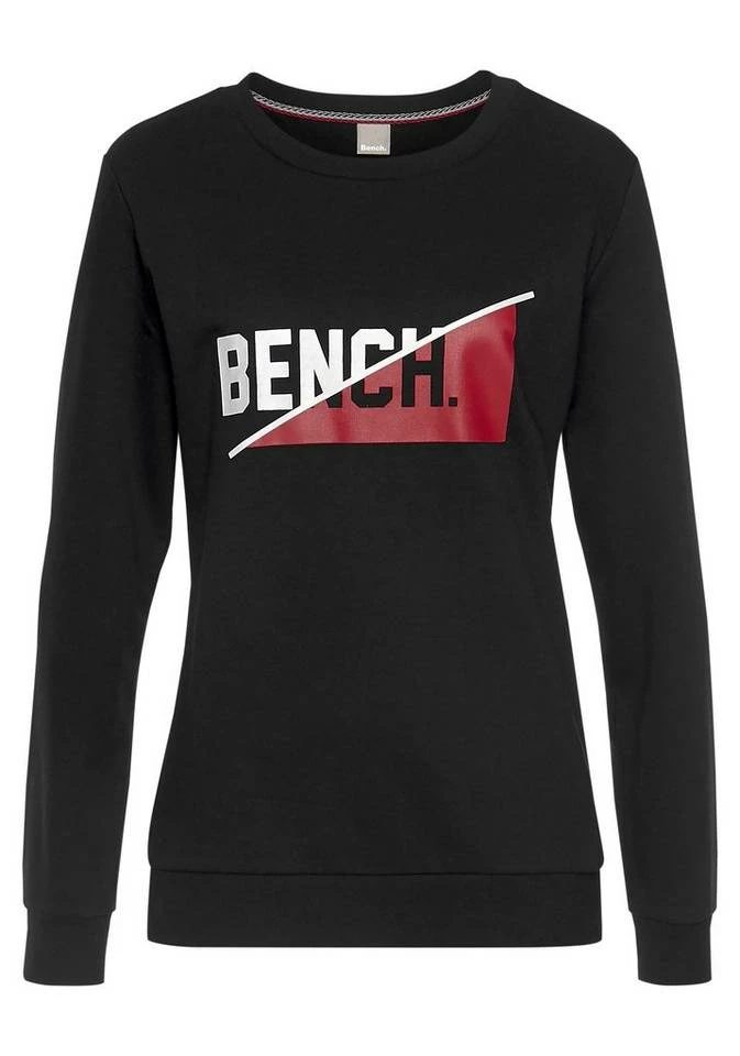 Bench. Sweatshirt mit frontalem Logodruck Offwhite-ecru, Grau-meliert, Schwarz 4 Bench. Sweatshirt mit frontalem Logodruck Offwhite-ecru, Grau-meliert, Schwarz – Bild 2
