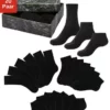 Bench. Sportsocken (Box, 20-Paar) 3 Längen in einer Box 6 x schwarz | 7 x weiß | 7 x grau-meliert, 20 x schwarz -Günstiges Bench Geschäft 9f95d9ee 27d8 5080 8618 1b78ef27f5a0