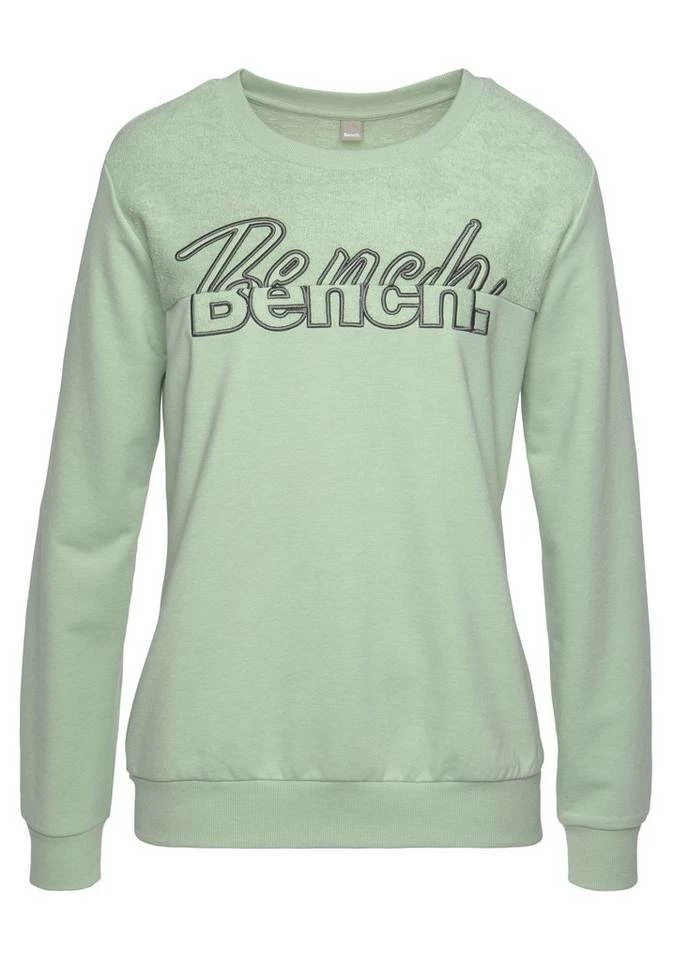 Bench. Sweatshirt mit Logostickerei Mint, Anthrazit-meliert, Schwarz 4 Bench. Sweatshirt mit Logostickerei Mint, Anthrazit-meliert, Schwarz – Bild 2