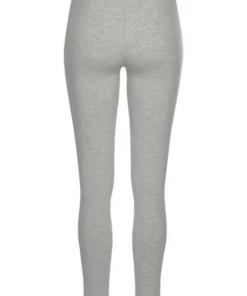 Bench. Leggings mit glänzender Logostickerei Schwarz, Hellgrau-melange -Günstiges Bench Geschäft a54743a4 bb9f 5205 8025 4f5508cbf457