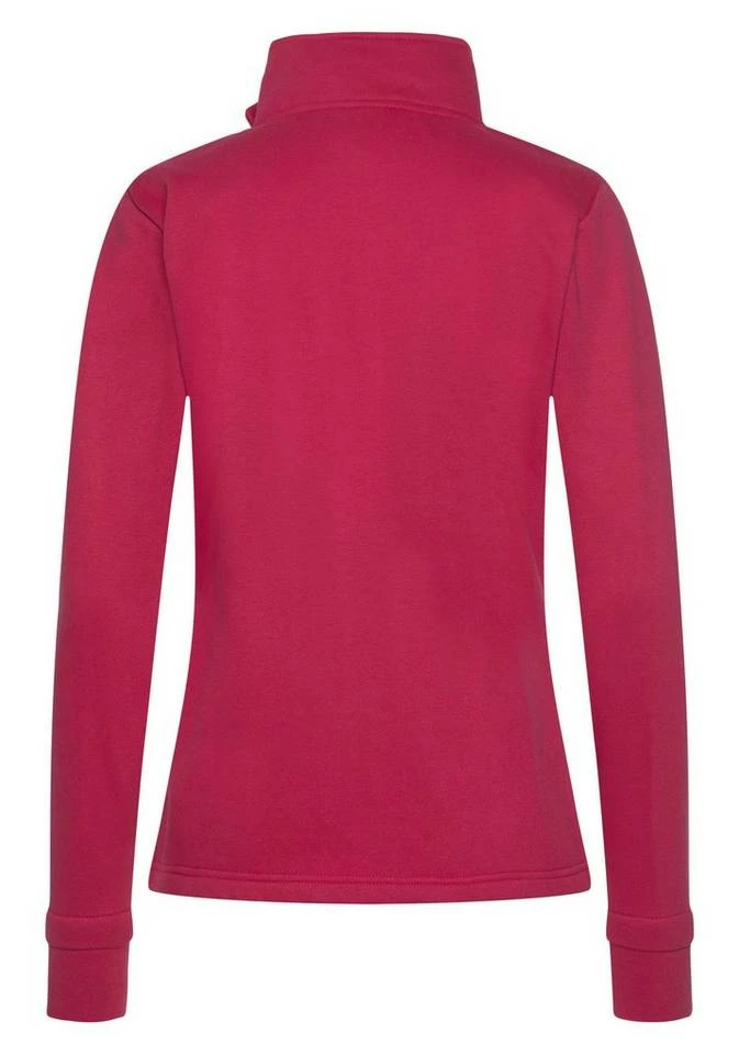 Bench. Sweatjacke »HAYLO« Signature Sweatjacke mit Kragenlasche Black, Fuchsia, Grau, Grey 4 Bench. Sweatjacke »HAYLO« Signature Sweatjacke mit Kragenlasche Black, Fuchsia, Grau, Grey – Bild 2