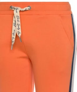 Bench. Sweatpants mit Kontraststreifen und Logobändern Dunkelblau, Creme, Mandarine -Günstiges Bench Geschäft a8b312e9 3d67 5e82 827f 2366a95ed78c