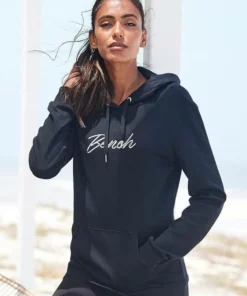 Bench. Kapuzensweatshirt mit glänzender Logostickerei Schwarz, Ecru, Hellgrau-meliert 23 Bench. Kapuzensweatshirt mit glänzender Logostickerei Schwarz, Ecru, Hellgrau-meliert -Günstiges Bench Geschäft aad30e2f c56b 5538 bb07 274442ae6e49