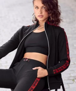 Bench. Sweatjacke mit Stehkragen und Logotape Blau, Schwarz, Ecru -Günstiges Bench Geschäft ac074361 7b6a 55ab 9396 00b548b06165