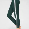 Bench. Leggings mit bedruckten Tapestreifen Dunkelgrün, Schwarz -Günstiges Bench Geschäft ac0b1457 1c99 5ec1 a259 e62d858a0d32