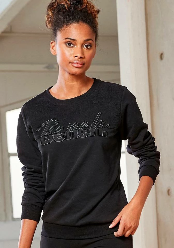 Bench. Sweatshirt mit Logostickerei Mint, Anthrazit-meliert, Schwarz 12 Bench. Sweatshirt mit Logostickerei Mint, Anthrazit-meliert, Schwarz – Bild 10