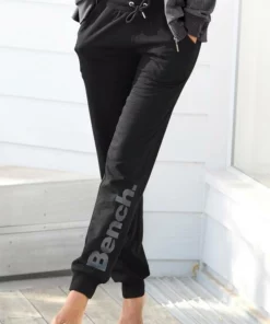 Bench. Relaxhose mit Logoprint Schwarz, Anthrazit-meliert -Günstiges Bench Geschäft b1b0489b 5a4c 51ab ba66 94c37b003bf7