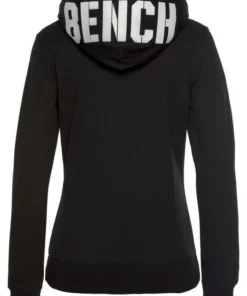 Bench. Kapuzensweatjacke »Contrast« mit Reißverschlusstasche am Ärmel Navy-pink, Grau-meliert-pfirsich, Schwarz-weiß -Günstiges Bench Geschäft b764a88c d030 5cda 80b8 60bfee3b5a8a