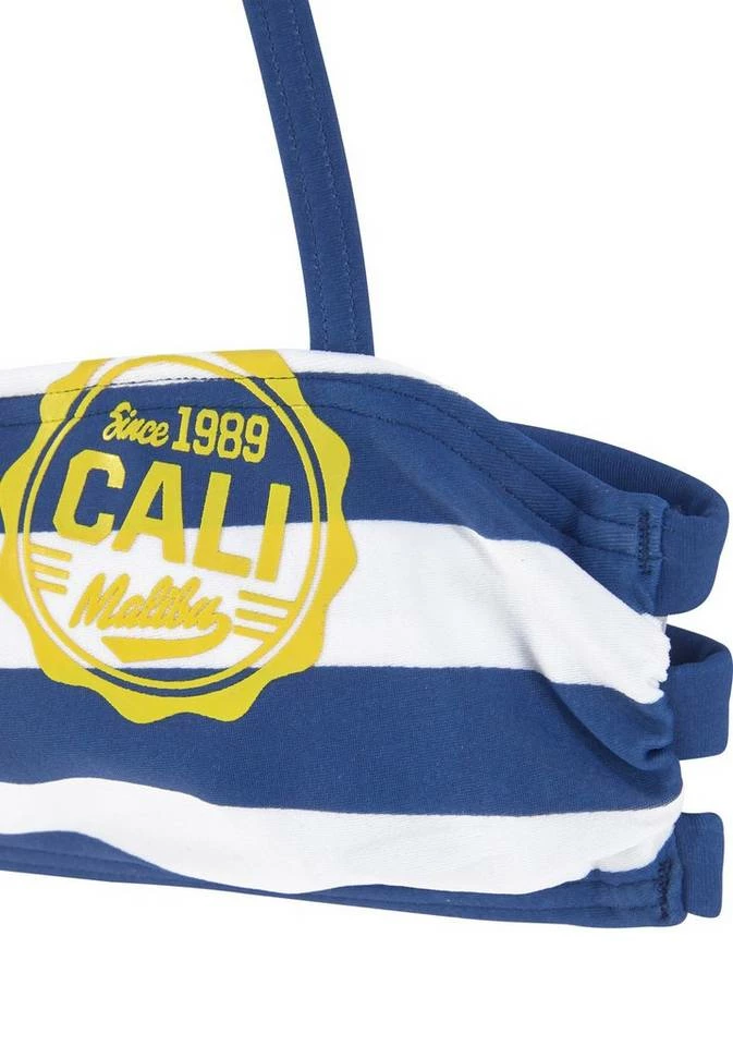 Bench. Bandeau-Bikini mit trendigen Streifen Schwarz-weiß, Blau-weiß, Pink-weiß 5 Bench. Bandeau-Bikini mit trendigen Streifen Schwarz-weiß, Blau-weiß, Pink-weiß – Bild 3