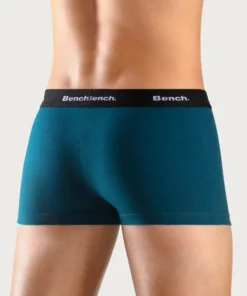 Bench. Hipster (4 Stück) mit kontrastfarbigem Bund Royalblau | grau-meliert | rot | schwarz, Schwarz, Navy | bordeaux | petrol | anthrazit -Günstiges Bench Geschäft bc3670e9 012a 5bb2 a370 b25033dfb7b4