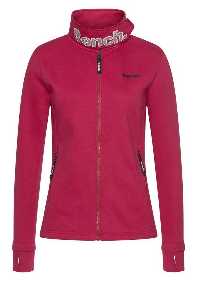Bench. Sweatjacke »HAYLO« Signature Sweatjacke mit Kragenlasche Black, Fuchsia, Grau, Grey 3 Bench. Sweatjacke »HAYLO« Signature Sweatjacke mit Kragenlasche Black, Fuchsia, Grau, Grey