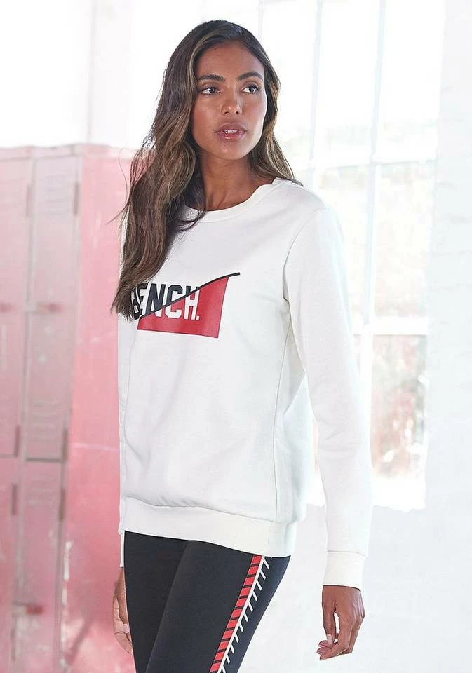 Bench. Sweatshirt mit frontalem Logodruck Offwhite-ecru, Grau-meliert, Schwarz 9 Bench. Sweatshirt mit frontalem Logodruck Offwhite-ecru, Grau-meliert, Schwarz – Bild 7