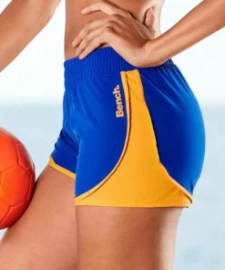 Bench. Funktionsshorts mit seitlichen Kontrasteinsätzen Blau-orange, Orange-blau -Günstiges Bench Geschäft bfdda730 4adc 5642 abb1 8fafe609f340