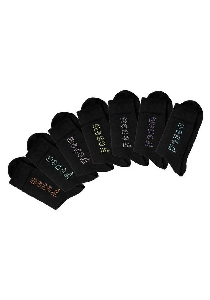 Bench. Socken (7-Paar) mit eingestricktem Schriftzug 4 Bench. Socken (7-Paar) mit eingestricktem Schriftzug – Bild 2