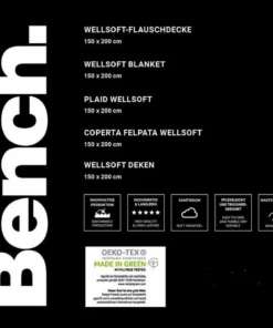 Wohndecke »Bench«, Bench., samtweiche Wellsoft-Decke -Günstiges Bench Geschäft cc3680a5 05f9 5a00 b62c 3dc05b44bcab