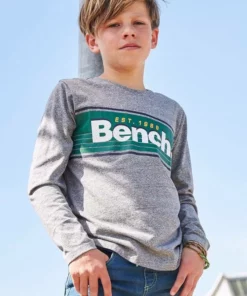 Bench. Langarmshirt in melierter Optik -Günstiges Bench Geschäft cf18821b d606 580a b053 43c60204406a