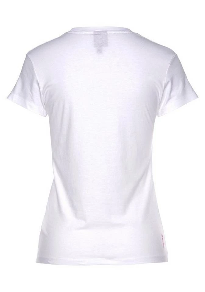 Bench. Rundhalsshirt »LEORA« mit frontalem Logodruck Black, White 4 Bench. Rundhalsshirt »LEORA« mit frontalem Logodruck Black, White – Bild 2