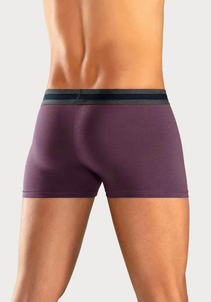 Bench. Boxer (4 Stück) mit Overlock-Nähten vorn Schwarz-anthrazit-meliert, Rot | grau-meliert | navy | schwarz, Blau | bordeaux | anthrazit | petrol, Navy-blau | navy-grau-meliert | navy-rot | navy-weiß 10 Bench. Boxer (4 Stück) mit Overlock-Nähten vorn Schwarz-anthrazit-meliert, Rot | grau-meliert | navy | schwarz, Blau | bordeaux | anthrazit | petrol, Navy-blau | navy-grau-meliert | navy-rot | navy-weiß – Bild 8