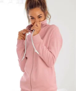 Bench. Sweatjacke mit Glanzprint am Stehkragen Apricot, Mint, Grau-meliert -Günstiges Bench Geschäft de403078 5cd6 5cd1 9729 b2b291aea42a