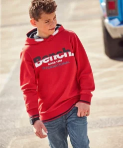 Bench. Kapuzensweatshirt mit gestreiften Bündchen -Günstiges Bench Geschäft de446e34 8137 5e43 8b5e 62a575e853ec